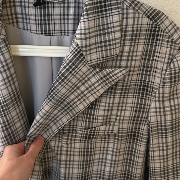 Grey checked jacket - Picture 2 of 5